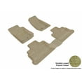 thumbnail image 1 of 3D MAXpider All-Weather Custom Fit Floor Liners for Jeep Wrangler (JK) Unlimited 2007-2013, CLASSIC Series (Complete Set) 1st & 2nd Row, Tan, 1 of 5