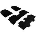 thumbnail image 1 of 3D MAXpider All-Weather Custom Fit Floor Liners for KIA Sorento (7-Seater) 2011-2013, KAGU Series (Complete Set) 1st, 2nd & 3rd Row, Black, 1 of 4