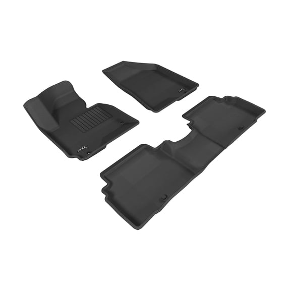 3D MAXpider All-Weather Custom Fit Floor Liners for KIA Sportage 2011-2013, KAGU Series (Complete Set) 1st & 2nd Row, Gray