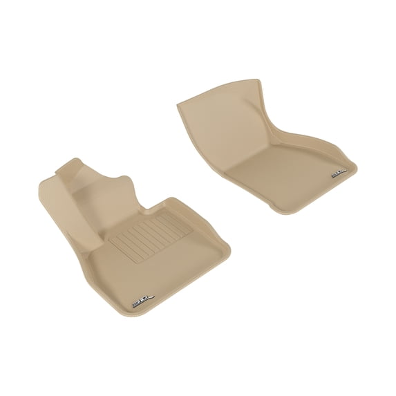3D MAXpider All-Weather Custom Fit Floor Liners for MINI Clubman (F54) 2016-2022, KAGU Series (1st Row, Tan)