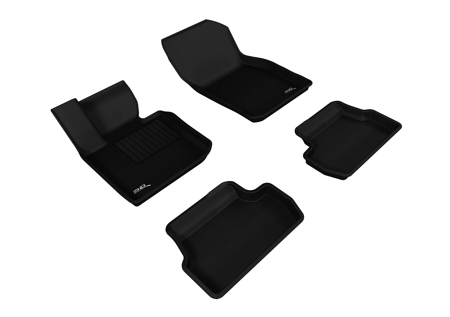 MINI Cooper All Weather Mats: Black Weathertech Mats For Hardtop 2 Door F56