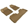 thumbnail image 1 of 3D MAXpider All-Weather Custom Fit Floor Liners for Nissan Murano 2003-2007, KAGU Series (Complete Set) 1st & 2nd Row, Tan, 1 of 4