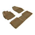thumbnail image 1 of 3D MAXpider All-Weather Custom Fit Floor Liners for Scion tC 2014-2016, KAGU Series (Complete Set) 1st & 2nd Row, Tan, 1 of 4
