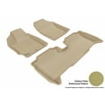 thumbnail image 1 of 3D MAXpider All-Weather Custom Fit Floor Liners for Scion xD 2013-2014, KAGU Series (Complete Set) 1st & 2nd Row, Tan, 1 of 4