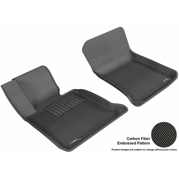 3D MAXpider  BMW X1 (E84) 2012-2014 KAGU BLACK R1 Floor Mat