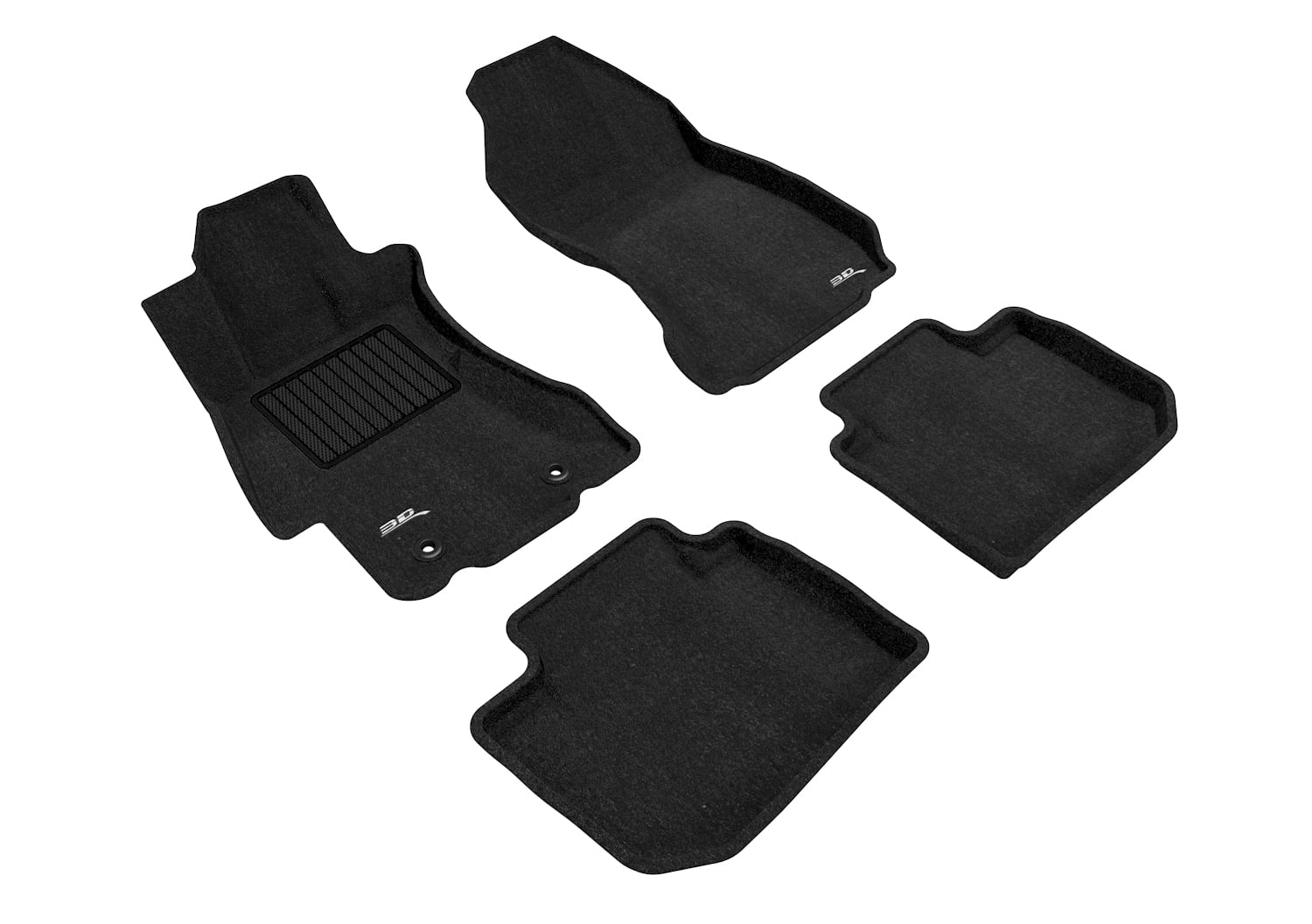 3D MAXpider All-Weather Floor Mats Custom Fit for 2012-2017 Subaru Impreza/XV CROSSTREK Car Floor Liners Elegant Series (1ST & 2ND Row)