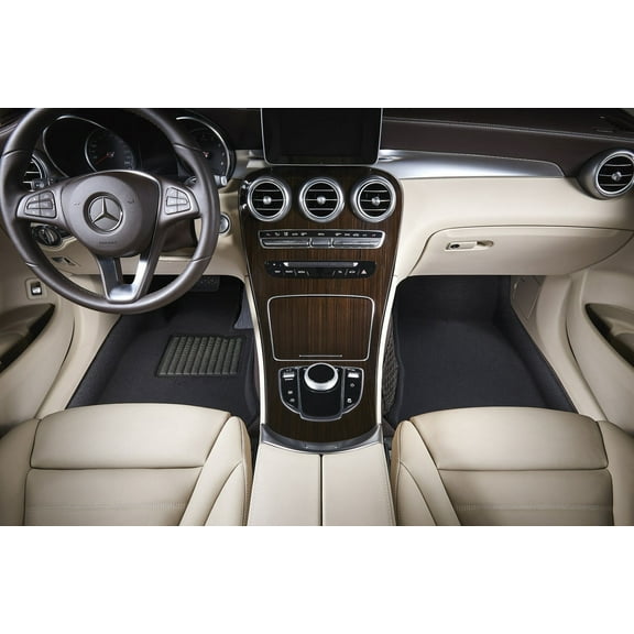 3D MAXpider Custom Fit Elegant Floor Mat (Black) Compatible with Tesla Model 3 2020-2023 - Full Set