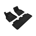 thumbnail image 1 of 3D MAXpider Custom Fit Elegant Floor Mat (Black) Compatible with Tesla Model Y 2020 - Full Set, 1 of 6