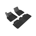 thumbnail image 1 of 3D MAXpider Custom Fit Elitect Floor Mat (Black) Compatible with Tesla Model Y 5-Seat 2021-2025 - Full Set, 1 of 5