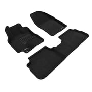 3D MAXpider Elegant Floor Mat Black Compatible with Toyota Corolla 2009-2013 - Full Set