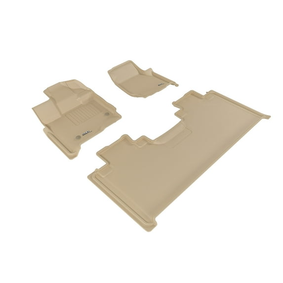 3D MAXpider FORD F-150 2015-2020 SUPERCAB KAGU TAN R1 R2 (2 EYELETS, NOT FIT 4X4 M/T FLOOR SHIFTER)