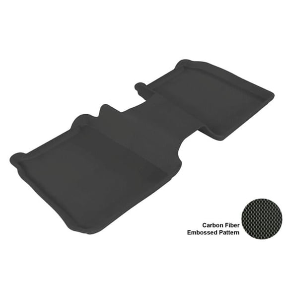 3D MAXpider FORD FLEX 2009-2014 KAGU BLACK R2 BENCH SEATING (R2 W/ CENTER CONSOLE) Floor Mat