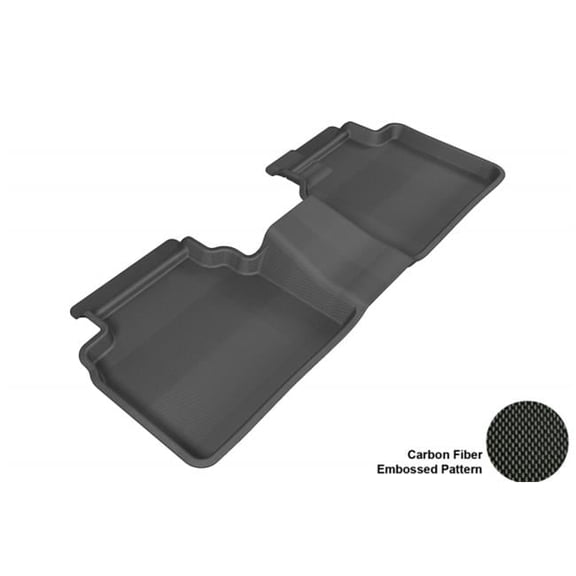 3D MAXpider  FORD FUSION 2006-2012 KAGU BLACK R2 Floor Mat