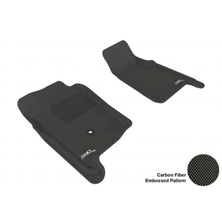 3D MAXpider  FORD RANGER 1998-2011 REGULARCAB/ SUPERCAB KAGU BLACK R1 ONLY Floor Mat