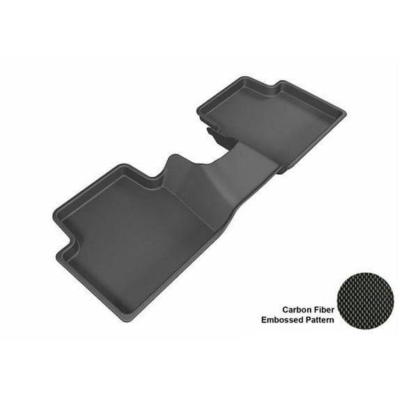 3D MAXpider Front Row Custom Fit All-Weather Floor Mat For Scion IA R2 - Black