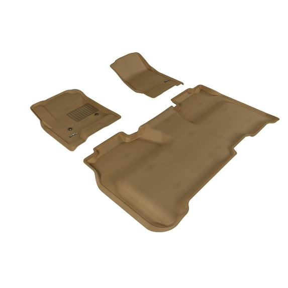 3D MAXpider GMC SIERRA 1500 CREW CAB 2014-2018 / 2500HD / 3500HD CREW CAB 2015-2019 KAGU TAN R1 R2