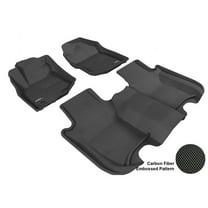 3D MAXpider HONDA FIT 2009-2013 KAGU BLACK R1 R2 Floor Mat