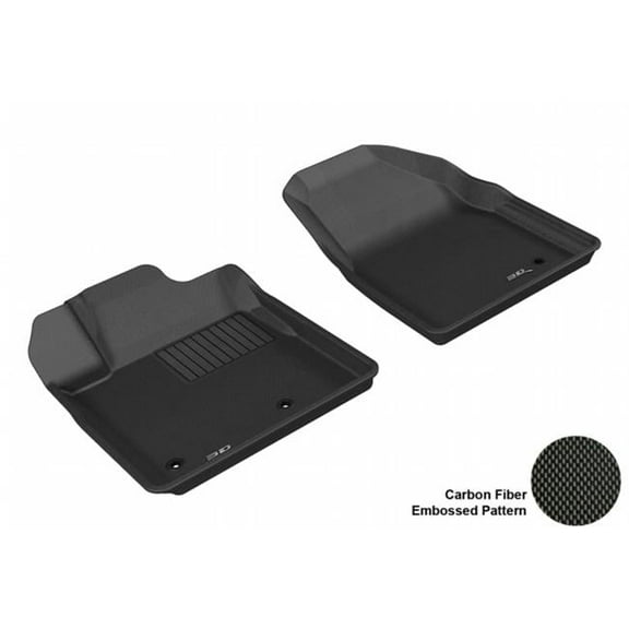 3D MAXpider  HONDA PILOT 2009-2014 KAGU BLACK R1 Floor Mat
