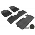 thumbnail image 1 of 3D MAXpider  HONDA PILOT 2009-2014 KAGU BLACK R1 R2 R3 Floor Mat, 1 of 1