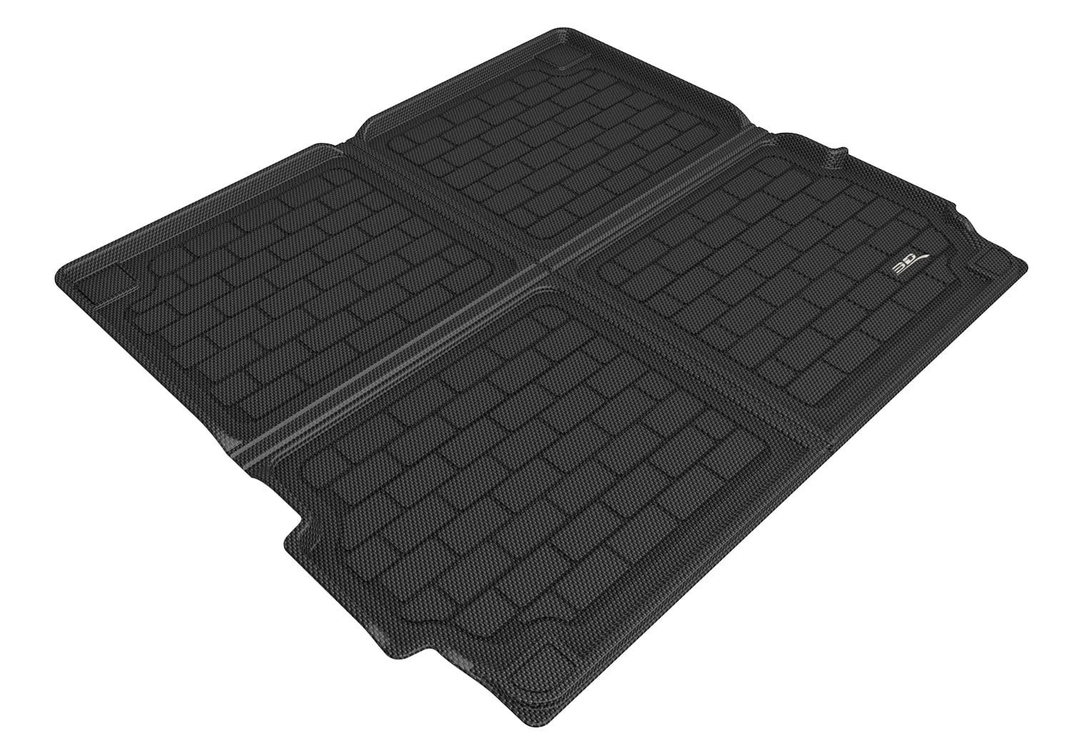 3D MAXpider Custom Fit Behind 2nd Row Kagu Cross Fold Cargo Liner (Black) Compatible with BMW X5 (G05) 2019-2025 - Cargo Liner