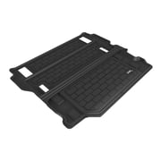 3D MAXpider Custom Fit Kagu Cross Fold Cargo Liner Black Compatible with Jeep Wrangler Sport JL 2018-2025 w/o Subwoofer- Cargo Liner