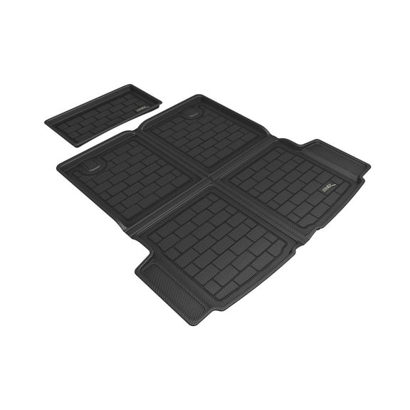 3D MAXpider Custom Fit Kagu Black Front & Rear (2 Piece) Cargo Liner Compatible with Porsche Taycan 2021-2025 / Audi E-Tron Gt 2022-2025 - Cargo Liner