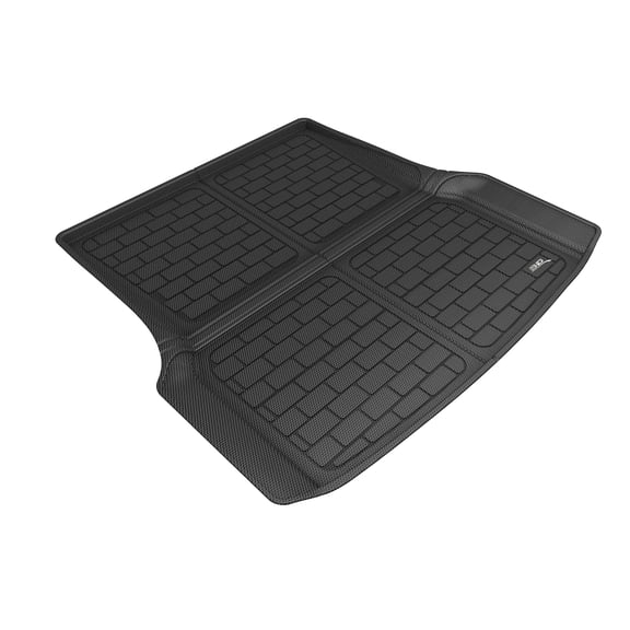3D MAXpider Custom Fit Kagu Cargo Liner (Black) Compatible with Tesla Model S 2015-2021 - Rear Cargo Liner