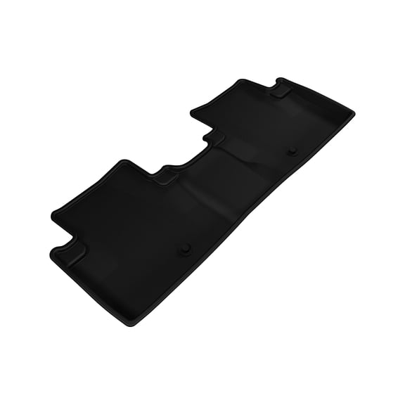 3D MAXpider L1AC00821509All-Weather Floor Mats for Acura ILX 2013-2020 Custom Fit Car Floor Liners, Kagu Series (2nd Row, Black)
