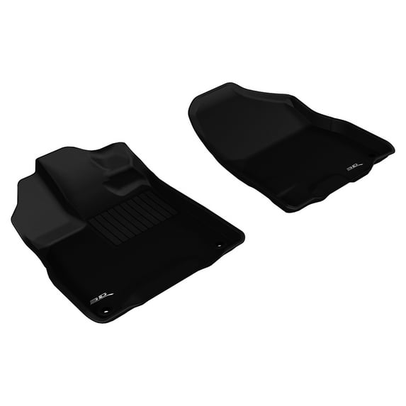3D MAXpider Custom Fit Kagu Floor Mat (Black) Compatible with Acura MDX 2014-2020 - R1