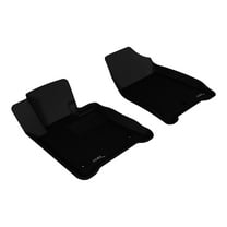 3D MAXpider Custom Fit Kagu Floor Mat (Black) Compatible with Acura TL FWD 2009-2014 - Front Row