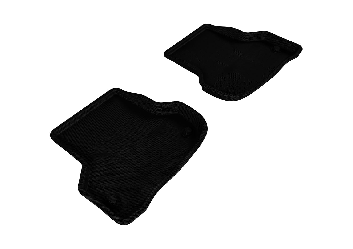 3D MAXpider KAGU Floor Mat (BLACK) compatible with AUDI A3 (8PA) 2006-2013 - Second Row