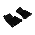 thumbnail image 1 of 3D MAXpider Front Row Custom Fit All-Weather Floor Mat for Select BMW 5 Series (E60) Models - Kagu Rubber (Black), 1 of 5