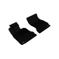 thumbnail image 1 of 3D MAXpider Front Row Custom Fit All-Weather Floor Mat for Select BMW 5 Series (F10) Models - Kagu Rubber (Black), 1 of 5