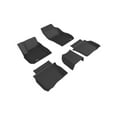 thumbnail image 1 of 3D MAXpider-L1BC03301509 Complete Set Custom Fit All-Weather Floor Mat for Select Buick LaCrosse Models - Kagu Rubber (Black), 1 of 5