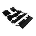 thumbnail image 1 of 3D MAXpider L1CH06201509 All-Weather Floor Mats for Chevrolet Tahoe 2015 2016 2017 2018 2019 2020 (with 2nd Row Bench Seat) Custom Fit Car Floor Liners, Kagu Series (1st, 2nd & 3rd Row, Black), 1 of 5