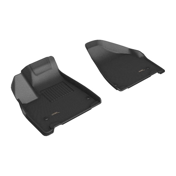 3D Mats L1CY00811509 MAXpider Custom Fit Kagu Floor Mat (Black) Compatible with Chrysler Pacifica Pinnacle 2021-2023 - Front Row