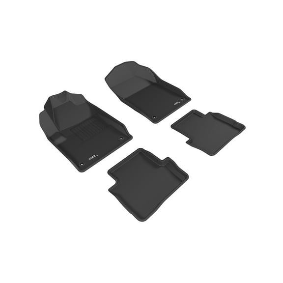 3D MAXpider Custom Fit Kagu Floor Mat (Black) Compatible with Dodge Dart 2013-2016 - R1 R2