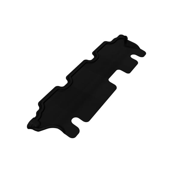 3D MAXpider Custom Fit Kagu All-Weather Floor Mat (Black) Compatible with Dodge Grand Caravan Stow 'N Go 7-Seat 2008-2020 - R3