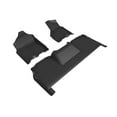 thumbnail image 1 of 3D MAXpider Custom Fit Kagu Floor Mat (Black) Compatible with Dodge Ram 2500 Mega Cab 2019-2024 - Full Set, 1 of 6