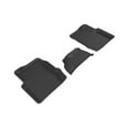 thumbnail image 1 of 3D MAXpider - L1FA00521509 Second Row Custom Fit All-Weather Floor Mat for Select Fiat 500X Models - Kagu Rubber (Black), 1 of 5