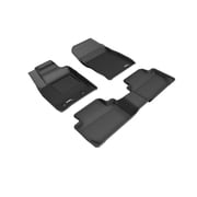 3D MAXpider Custom Fit KAGU Floor Mat BLACK for 2018-2021 FORD ECOSPORT - 1ST ROW 2ND ROW