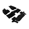 thumbnail image 1 of 3D MAXpider Custom Fit Kagu Floor Mat (Black) Compatible with Ford Explorer 2011-2014 (w/ 2nd Row Center Console) - Full Set, 1 of 5