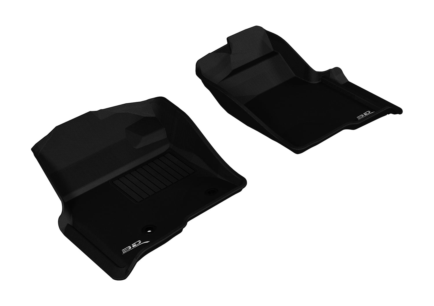 3D MAXpider KAGU 2nd Row Floormats - Black | 2009-2014 Ford F-150 Supercab (L1FR07121509)