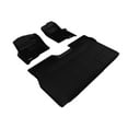thumbnail image 1 of 3D MAXpider - L1FR07201509 Complete Set Custom Fit All-Weather Floor Mat for Select Ford F-150 Models - Kagu Rubber (Black), 1 of 5