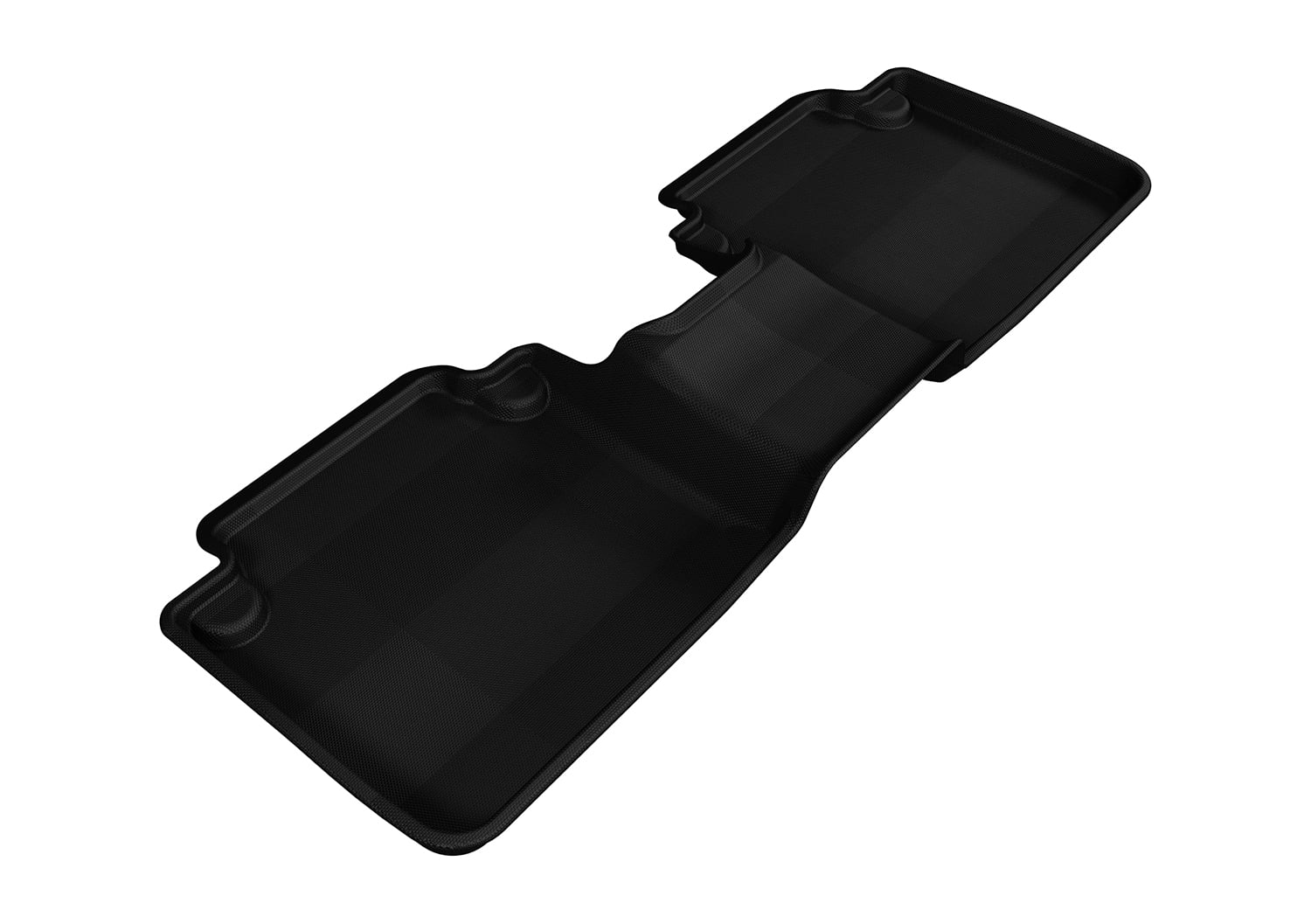 3D MAXpider L1HD04821509 All-Weather Floor Mats for Honda Accord Sedan 2013-2017 Custom Fit Car Floor Liners, Kagu Series (2nd Row, Black)