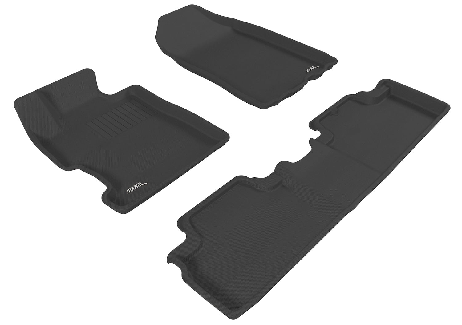 3D MAXpider Complete Set Custom Fit All-Weather Floor Mat for Select ...