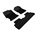 thumbnail image 1 of 3D MAXpider Complete Set Custom Fit All-Weather Floor Mat for Select Honda Civic Models - Kagu Rubber (Black), 1 of 5