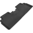 thumbnail image 1 of 3D MAXpider Second Row Custom Fit All-Weather Floor Mat for Select Honda Civic Models - Kagu Rubber (Black), 1 of 5
