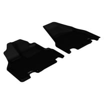 3D MAXpider Custom Fit Kagu Floor Mat (Black) for 2011-2017 Honda Odyssey EX - 1ST Row