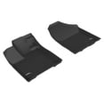 thumbnail image 1 of 3D MAXpider Custom Fit Kagu Floor Mat (Black) Compatible with Honda Passport 2019-2025 / Pilot 2016-2022 - Front Row R1, 1 of 5